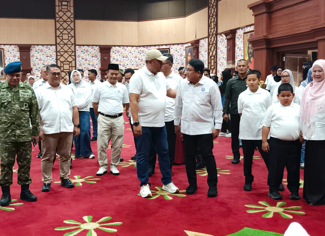Menghadiri acara Hari Anak Nasional Tahun 2026, di Gedung Tegar Beriman Pemkab Bogor